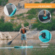 Lifetime Products Horizon 100 Stand-Up Paddleboard w/Paddle, Teal, 90715