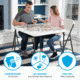 Lifetime Products 37 inch Square Commercial Grade Table