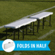 Lifetime Products 5-Foot Fold-In-Half Light Commercial Bench