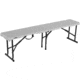 Lifetime Products 5-Foot Fold-In-Half Light Commercial Bench