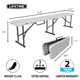 Lifetime Products 6-Foot Fold-In-Half Light Commercial Bench