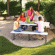 Lifetime Products 6-Foot Fold-In-Half Light Commercial Bench