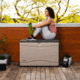 Lifetime Products 80 Gallon Outdoor Storage Deck Box