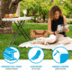 Lifetime Products Light Commercial 26-Inch Personal Table, White, 80251