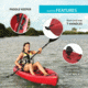 Lifetime Products Tamarack 100 Sit-On-Top Kayak w/Paddle, Red, 90486