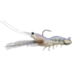 Live Target Fleeing Shrimp Soft Plastic Jig, White Shrimp, 1/4oz, 2 3/4 in, SSJ70SK912