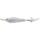 Live Target LiveTarget Flutter Shad-Jigging Spoon, 2 1/2in, 3/4oz, Silver/Pearl, FSJ60SK134