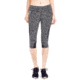 Lole Run Capri - Womens-Black Snowstorm-Small