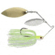 Luck E Strike Jimmy Houston Spinner Bait, Willow Blade, White/Chartruese, 3/8oz, JHSB38-315-1