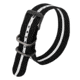 Luminox Watch Strap for 3950 Series, Textile/Nylon Webbing, Black/White, 23mm, nylonwebbingstrap23mm