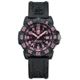 LUMINOX Navy Seal Colormark Watch, Black/Pink, 38mm A.7065