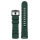 Luminox Integrated Watch Strap for Bear Grylls 3730 Mountain Series, Nitrile Rubber, Green, 24mm, integratedrubstr24gre