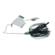 Lunker Lure JumpN Jak Buzz Bait, Black Skirt/Silver Blade, 1/2oz, 37120102