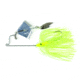 Lunker Lure JumpN Jak Buzz Bait, Chartreuse Skirt/Silver Blade, 1/4oz, 37140662