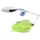 Lunker Lure Proven Winner Double Colorado/Willow Blade Spinnerbait, Chartreuse Gold Head/Chartreuse Gold Flake Skirt, 3/8oz, PW4038