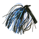 Lunker Lure Rattle Flip Jig, 1/2oz, Black Blue Strands, 5012-4012