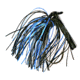 Lunker Lure Rattle Flip Jig, 3/8oz, Black Blue Strands, 5038-4012