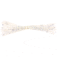 Lunker Lure Skirt, White/Blue Glimmer, 3/Pack, 2315