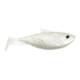 Lunkerhunt Bait Shifter Shad, 5, 4in, Ice, BSHAD502