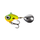 Lunkerhunt Big Eye Tail Spin Jig, Fire Tiger Glow, 1.2in &amp; 3/8 oz, BEJ203