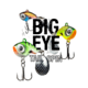 Lunkerhunt Big Eye Tail Spin Jig, Fire Tiger Glow, 1in &amp; 1/4 oz, BEJ103