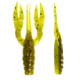 Lunkerhunt Finesse Craw Creature Bait, 8 Pack, 3in, Toxic Pumpkin, 8-FC08