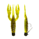 Lunkerhunt Finesse Craw Creature Bait, 1, 3in, Toxic Pumpkin, FC08