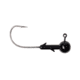 Lunkerhunt Gamefish Ball Head Jig, Gloss Black, 1/4 oz, JGFBG303