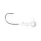 Lunkerhunt Gamefish Ball Head Jig, Gloss White, 1/8 oz, JGFBG101