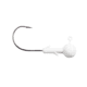 Lunkerhunt Gamefish Ball Head Jig, Matte White, 1/8 oz, JGFBT101
