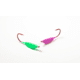 Lunkerhunt Lead Teary Jig, Fluorescent Green Glow, 1/8 oz, TJ04