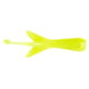 Lunkerhunt Micro Manta Bait Soft Bait, 10, 2in, Chartreuse Glow, HMMTA102