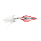 Lunkerhunt Rattle Spud Bait, Silver Red, 3/16 oz, RS206