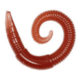 Lunkerhunt River Worm Worm, 8, 2in, Garden Worm, LHPFRW05