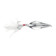 Lunkerhunt Spud Jig, Pure Silver, 3/8 oz, SQ01