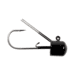Lunkerhunt Weedless Mushroom Head Jig, Black, 1/4 oz, WMH02