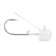 Lunkerhunt Weedless Mushroom Head Jig, White, 1/4 oz, WMH01