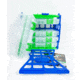 Lure Lock Lure Locker &amp; 5 Pack of Boxes w/out Gel, Small, 3 Compartment, Clear/Green, Green/Blue, LL3 L5-3001