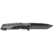 M&amp;P AR Overmold Folding Knife, 3.5in, 8Cr13MoV Steel Blade, 4.5in, Rubber Handle, 1100082