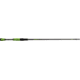 Lew’s MACH 2 Spinning Rod, 6ft 6in 2-PC IM8 Graphite Rod, Medium  w/ Fast, Stainless Steel Guides, Split-Grip Handle, Winn Dri-Tac Ultra Grips, Green/Black, M266MSG2-2