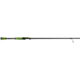 Lew’s MACH 2 Spinning Rod, 6ft 6in 2-PC IM8 Graphite Rod, Medium  w/ Fast, Stainless Steel Guides, Split-Grip Handle, Winn Dri-Tac Ultra Grips, Green/Black, M266MSG2-2