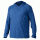NRS Men's H2Core Silkweight Hoodie-Nautical Blue Heather-Medium