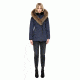 Mackage Adali Fitted Winter Down Coat With Fur Hood - Womens, Ink, Extra Small ADALI-INK-XS