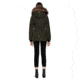 Mackage Adali Fitted Winter Down Coat With Fur Hood - Womens, Army, Extra Small, ADALI-ARMY-XS