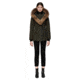 Mackage Adali Fitted Winter Down Coat With Fur Hood - Womens, Army, Extra Small, ADALI-ARMY-XS