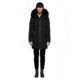 Mackage Calla Lightweight Down Coat With Fur Trimmed Hood - Womens, Black, Large, CALLA-BLACK-L