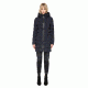 Mackage Calla Lightweight Down Coat With Fur Trimmed Hood - Womens, Navy, Small CALLA-NAVY-S
