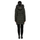 Mackage Calla Lightweight Down Coat With Fur Trimmed Hood - Womens, Spruce, Small, CALLA-SPRUCE-S