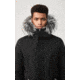 Mackage Edward Down Parka - Mens, Black / Silverfox Fur, 36, Edward-XR-Bl/Silv-36