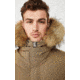 Mackage Edward Down Parka w/Removable Fur - Mens, Sand, 44, Edward-R-Sand-44